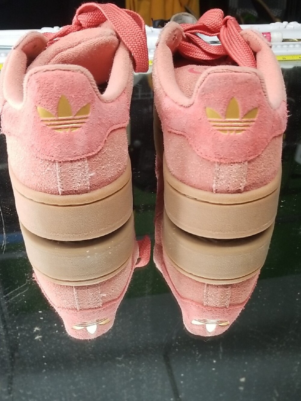 Adidas Women's Campus 00s Suede Sneakers Wonder Clay.  Rare. - Picture 5 of 7